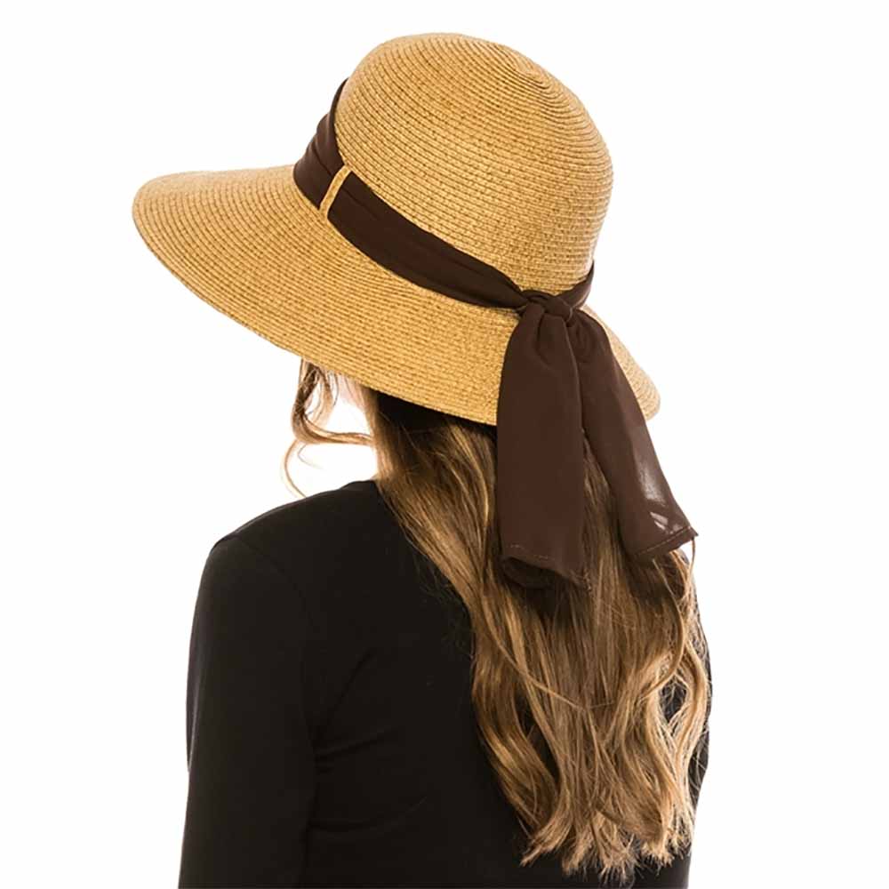 AsymmetricalBigBrimSummerHat-BoardwalkStylemodelwearingtoastcolorhat.jpg