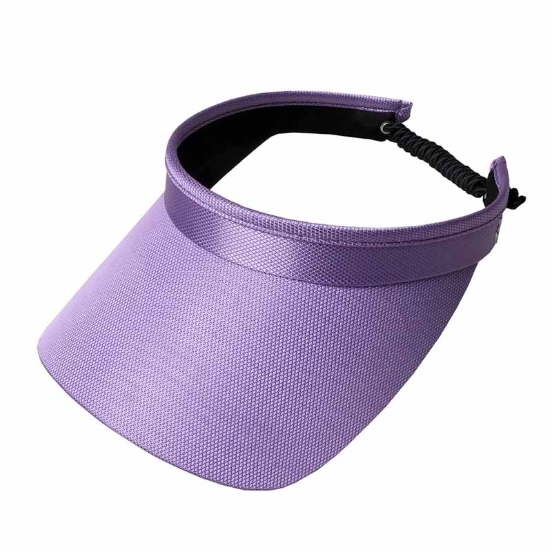 BrightColorsGolfSunVisorwithCoilLace-GloveIt_GolfHatslilac.jpg