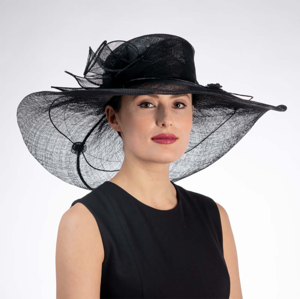 CallaLilyAdornedBlackWideBrimSinamayDerbyHat-KaKyCO.jpg