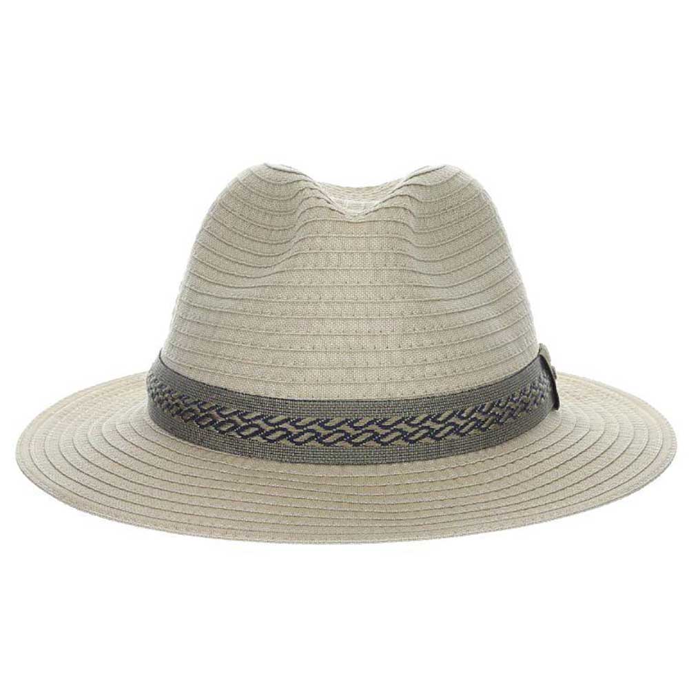 CountryTribalBandFabricSafariHat-ScalaHatsforMenfrontview.jpg