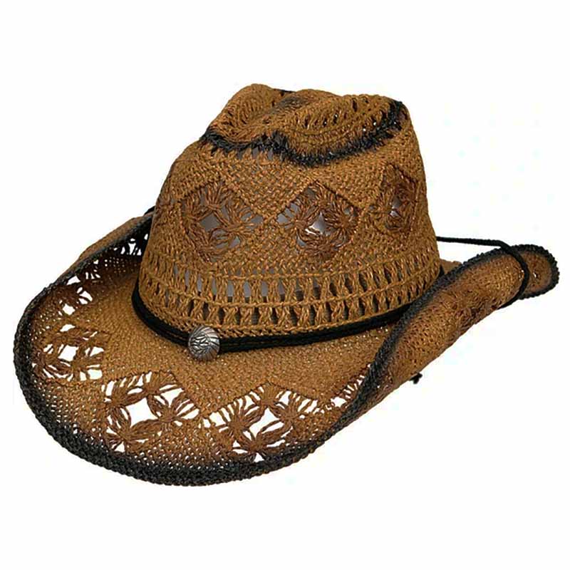 CrochetedStrawCattlemanHatforSmallHeads-KarenKeithHats.jpg