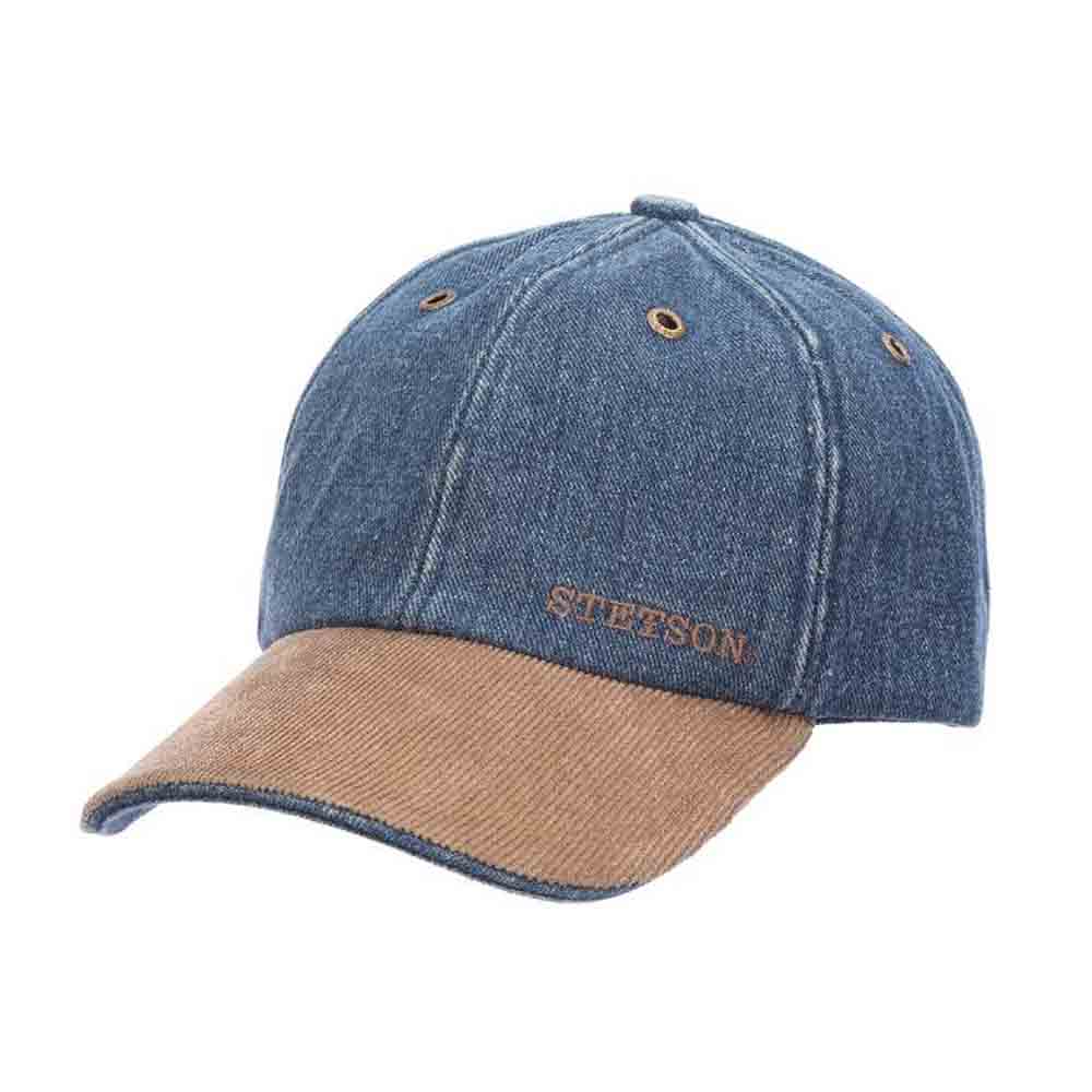 DenimBaseballCapwithCorduroyPeak-Stetson_Hats.jpg