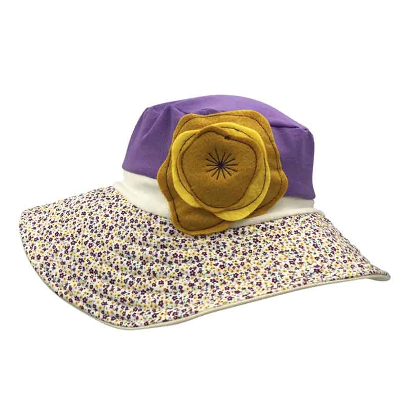 EcoCottonStretchFitSunHatwithTinyFloralPrint-FlipsideHats.jpg