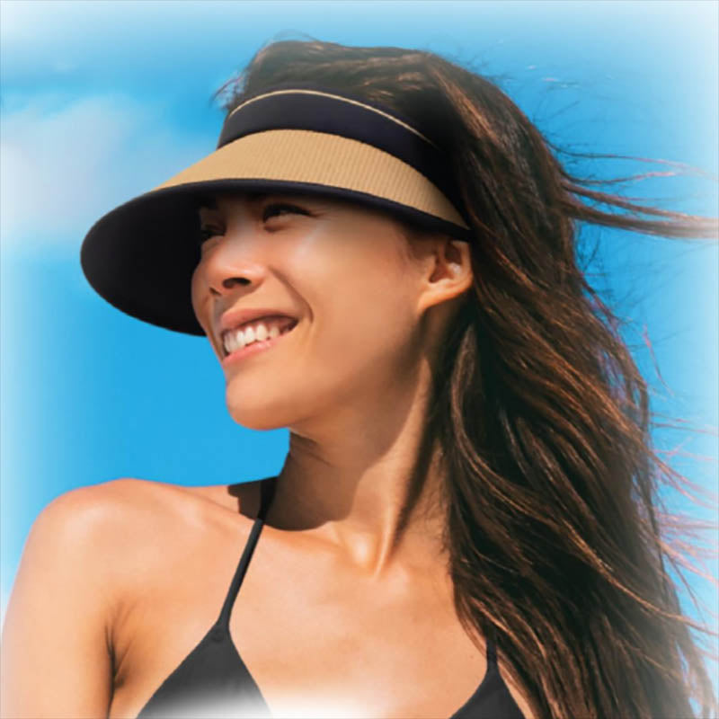 EstherWideBrimRollUpVisorHat-Sun_N_SandHatsmodelwearingstrawcolorsunvisor.jpg