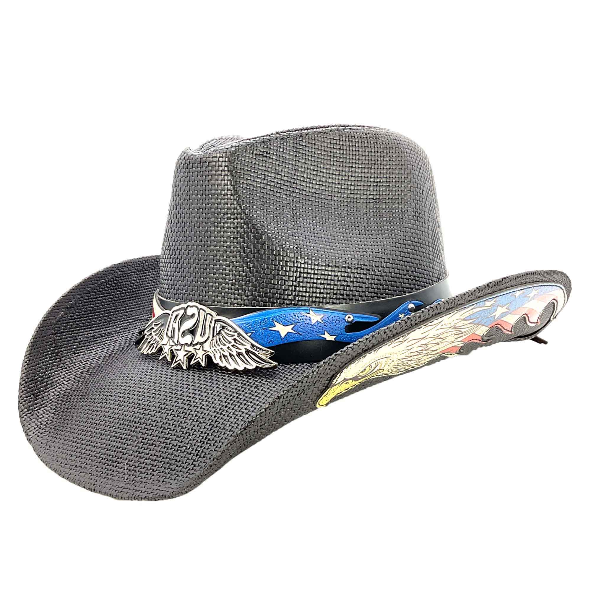 FlyingBoldEagleUnderBrimUSACowboyHat-MilaniHats.jpg