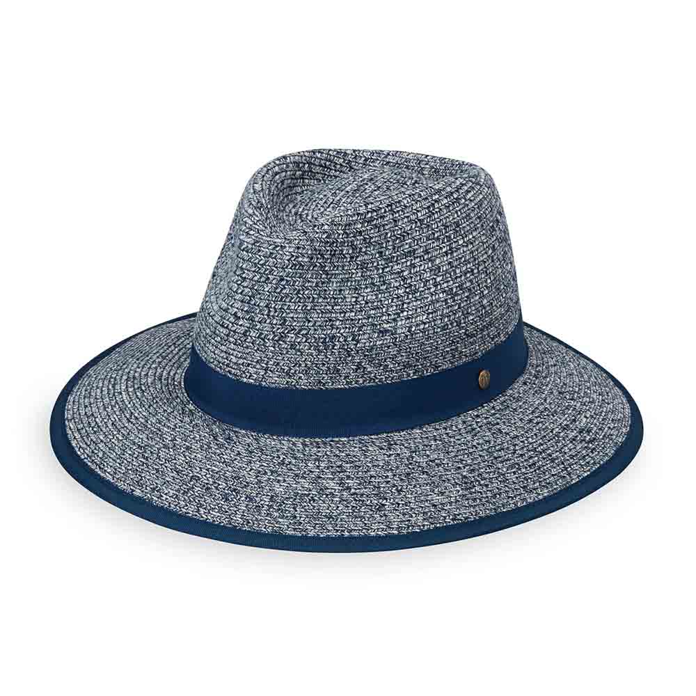 GabiPonytailHoleFedora-WallarooHatsnavytweed.jpg