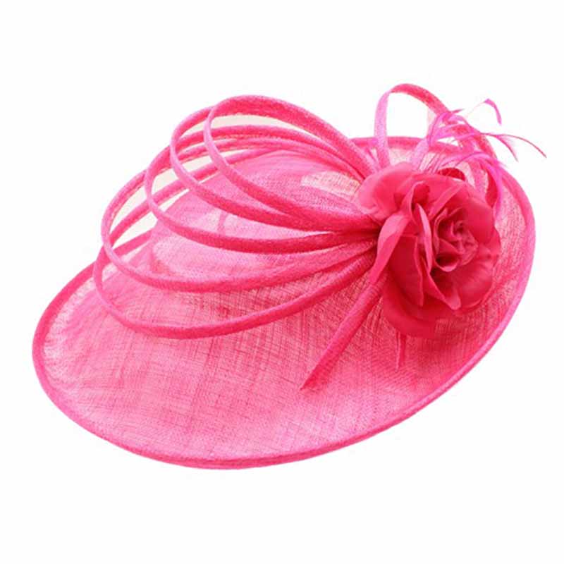 HF2964_large_sinamay_fascinator_for_kentucky_derby_church_hot_pink.jpg