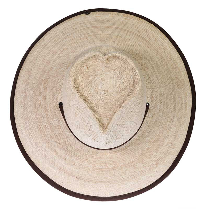 HaveaHeartPalmHatwithSuedeEdgeBrimtopview-PeterGrimmHeadwear.jpg