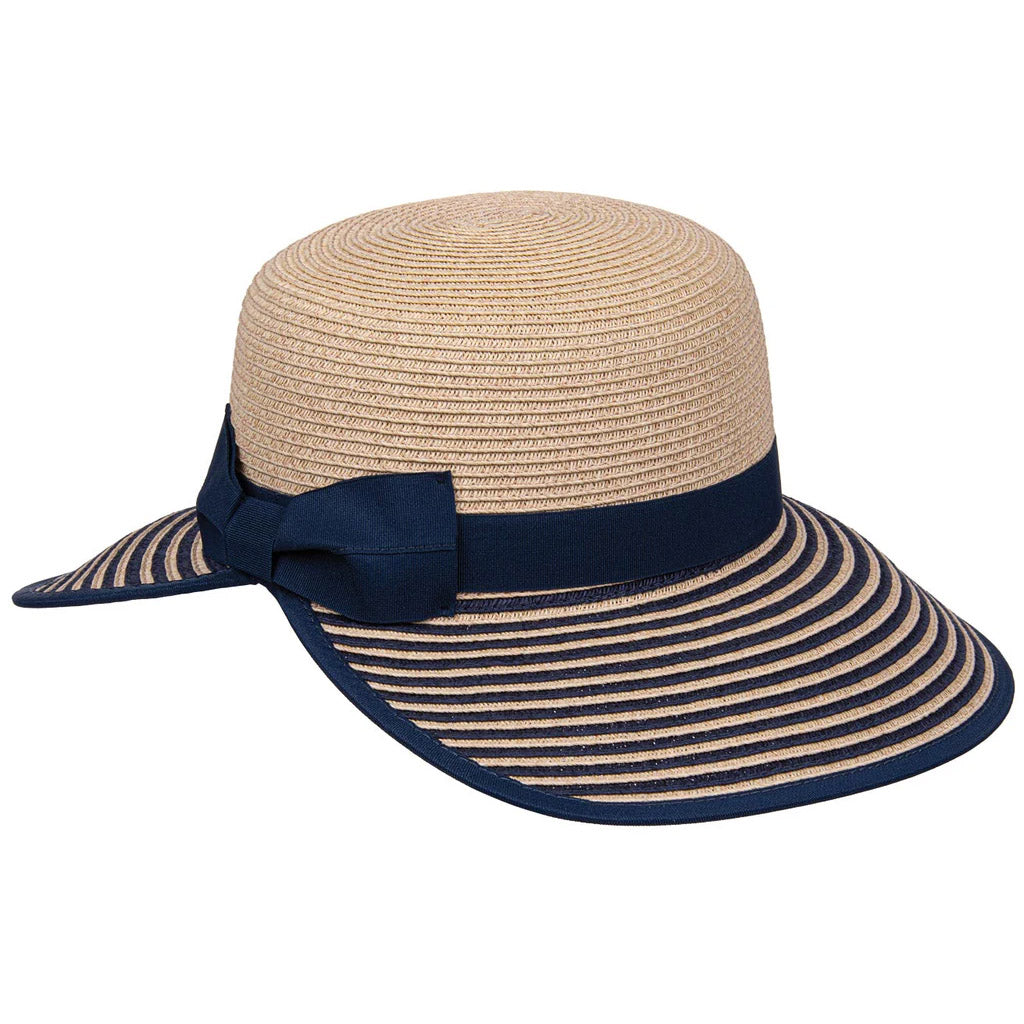 KarenKeithStripedBrimStrawFacesaverHatwithBowBT29Bnavyandnatural.jpg