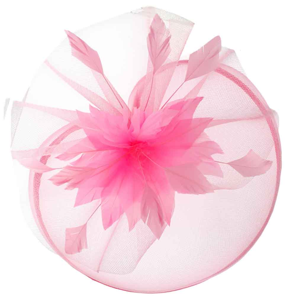 LargeSatinTrimmedVeilFascinatorwithFeathers-SomethingSpecialpink.jpg