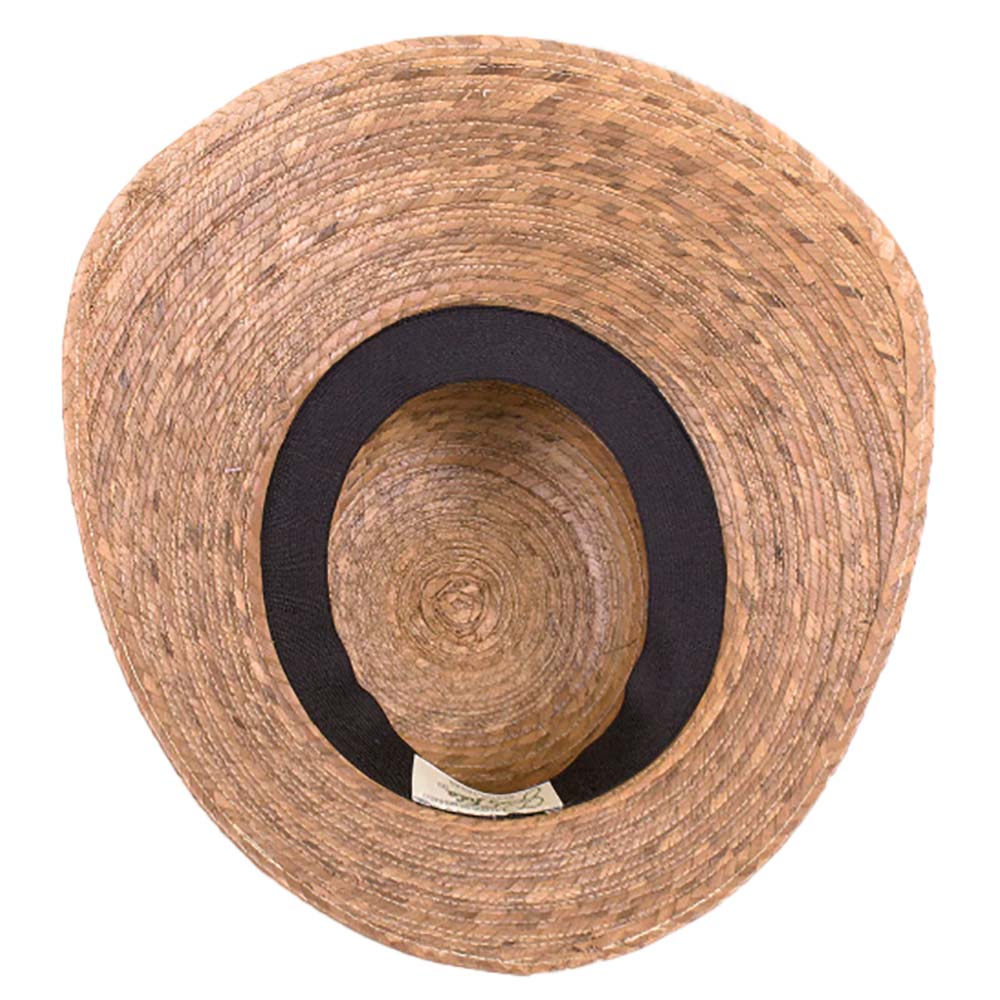 LaurelPalmLeafAsymmetricalBrimSunHat-TulaHatsinsidecrown.jpg