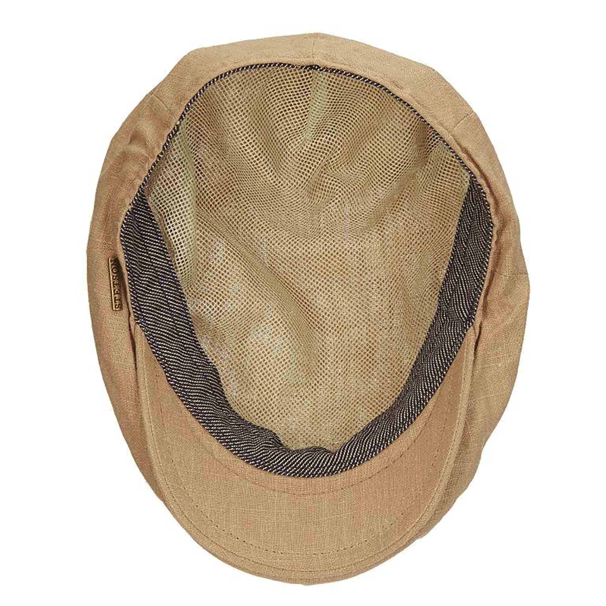 LinenIvyCapwithMeshLining-StetsonDrivingCapsinside.jpg