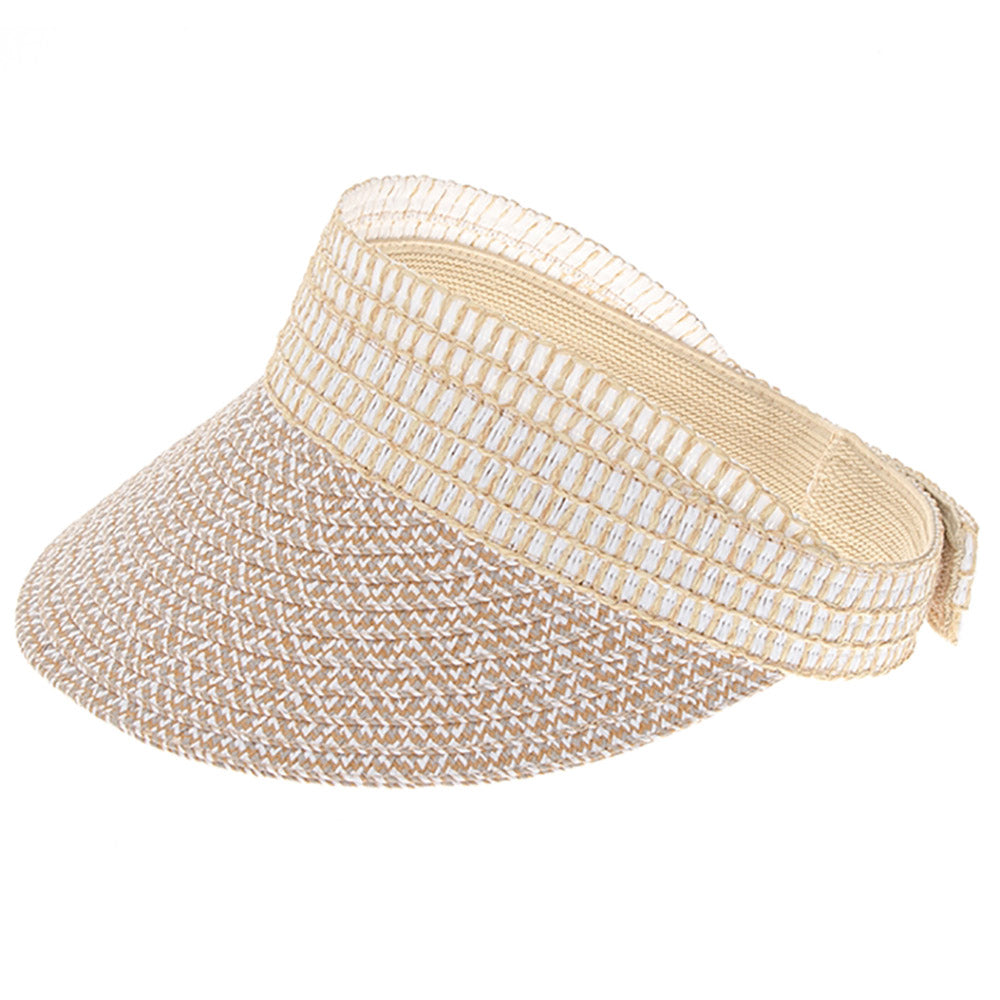 MacrameBandHeatheredSunVisor-BoardwalkStyleda1311ivory.jpg