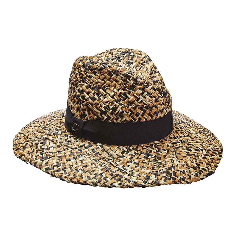 MultiToneRaffiaSafariHatbyCallananblackandtan.jpg