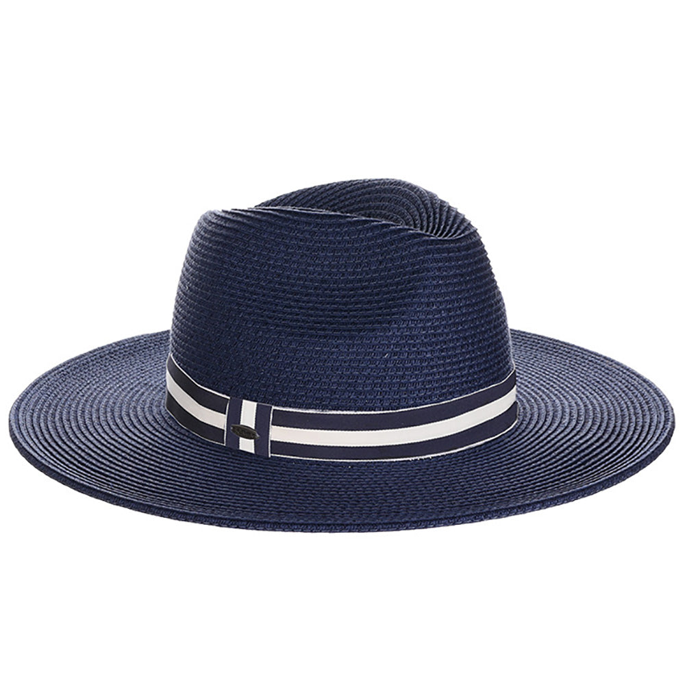 NavySunHatwithStipedBand-ScalaWomen_sHatslp408front.jpg