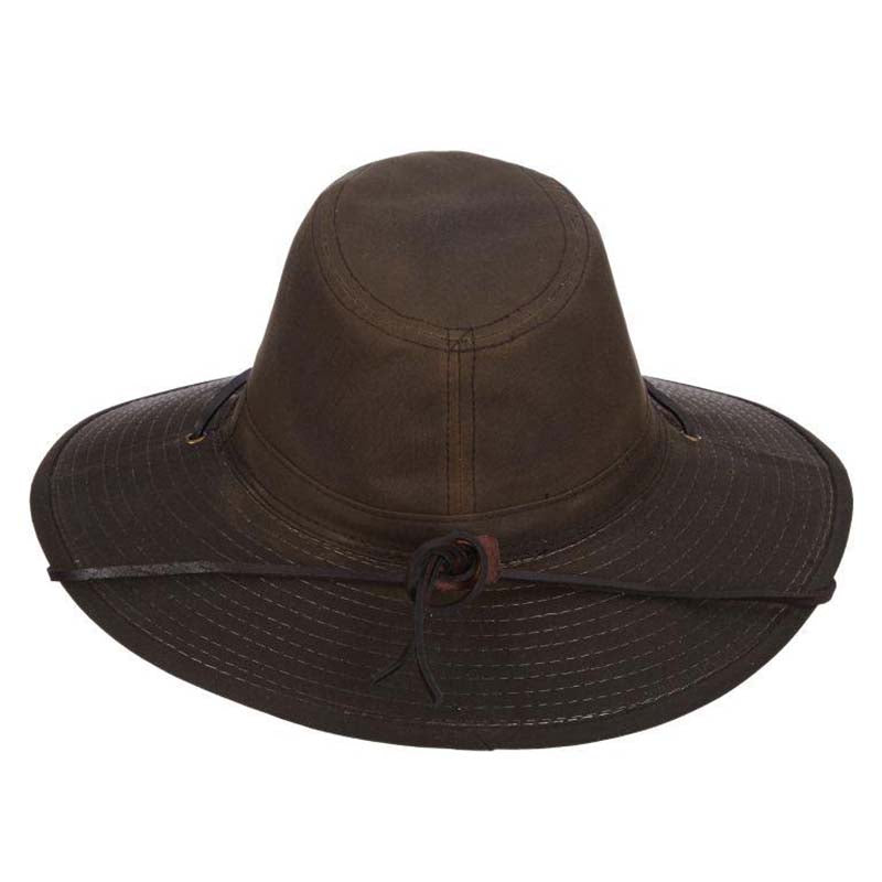 OilClothOutbackHatforSmallHeads-DPCHeadwearbrown.jpg