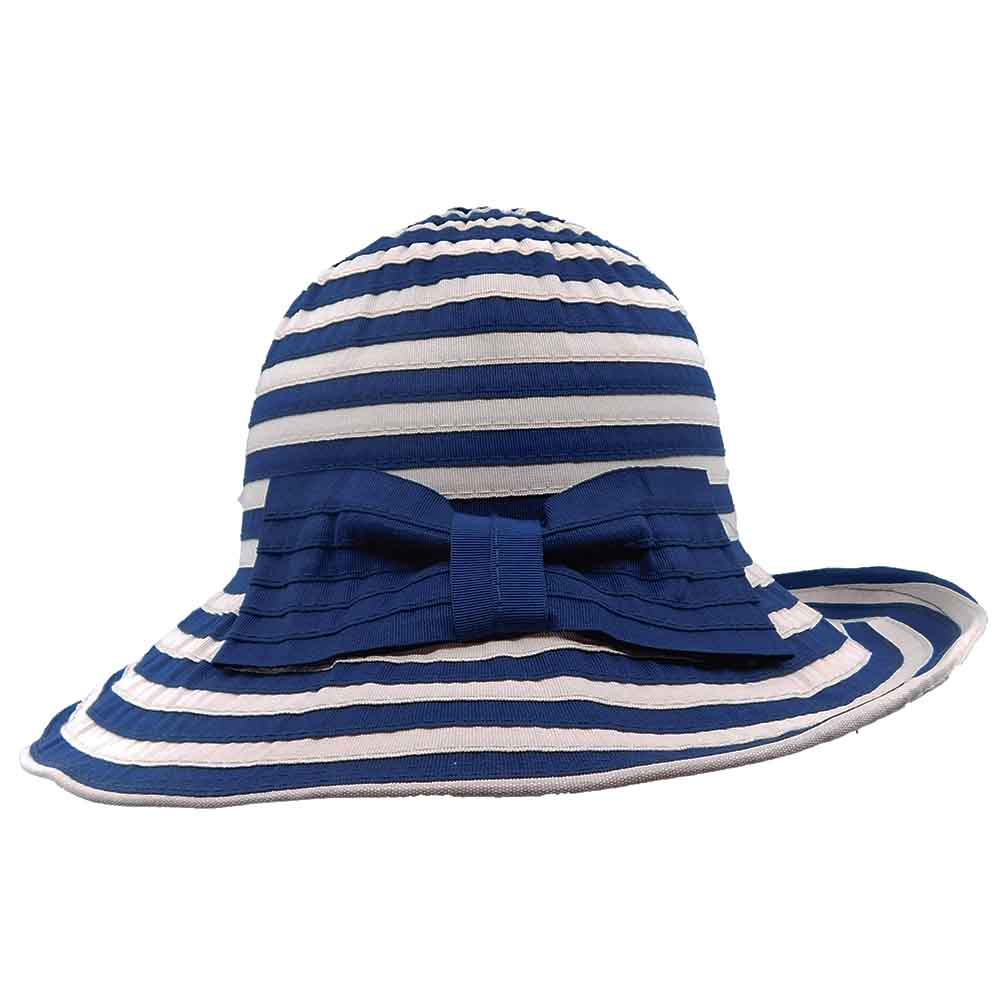 PackableStripedRibbonHatwithLargeBow-BohemianFashionnavyblush.jpgfront.jpg