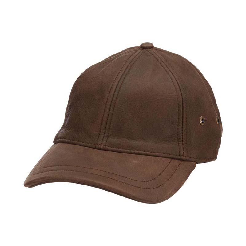 PaytonUnstructuredOilyTimberLeatherBaseballCap-StetsonHatbrown.jpg