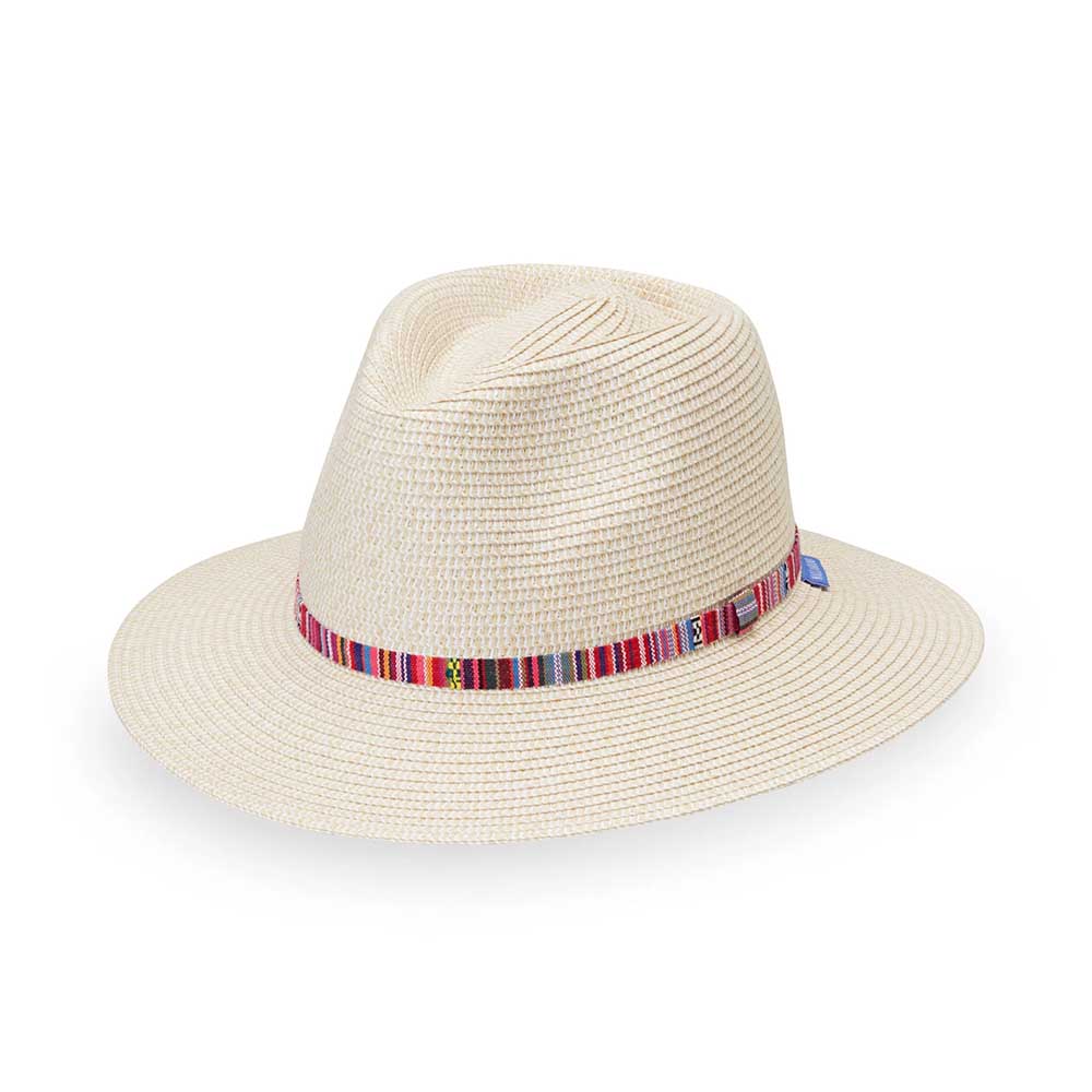 PetiteSedonaSafariHatwithAztecBand-WallarooHatsforSmallHeadsmodelwearing.jpg