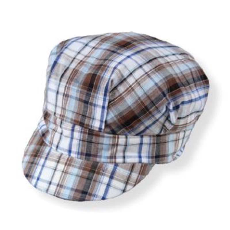PleatedPlaidCapforSmallHeads-JSAHat.jpg