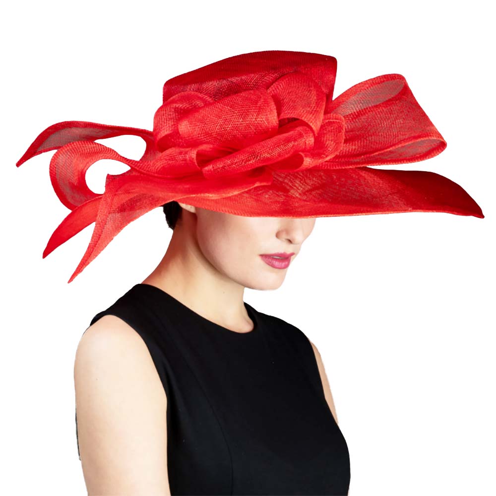 RedLoopyBowWideBrimSinamayDressHat-KaKyCOwomeninredhat.jpg