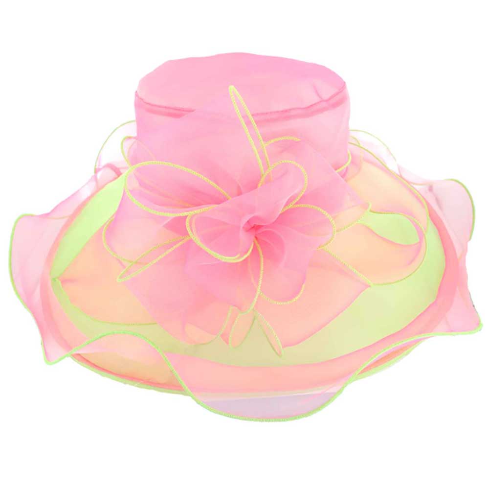 RuffleEdgeFlowerCenterDerbyHat-SomethingSpecialHatspink.jpg