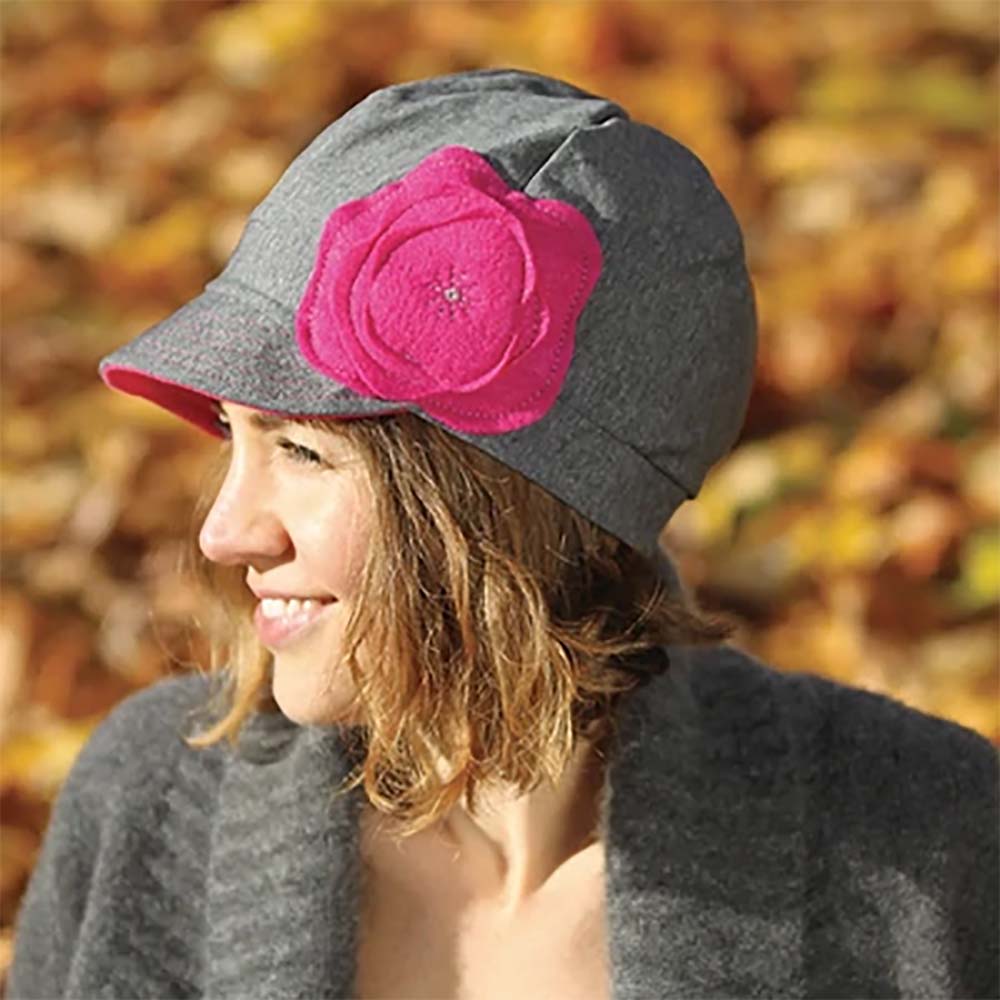 SelenaOrganicCottonJerseyCapforHealing-FlipsideHatsgreywithpinkflower_0599a387-77f9-4264-be42-e03a427f8242.jpg