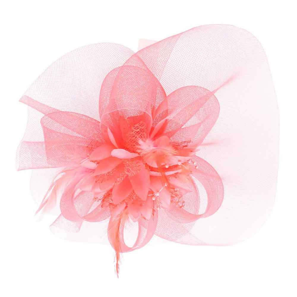 SilkFlowerCenterTulleFascinator-SomethingSpecialcoral.jpg