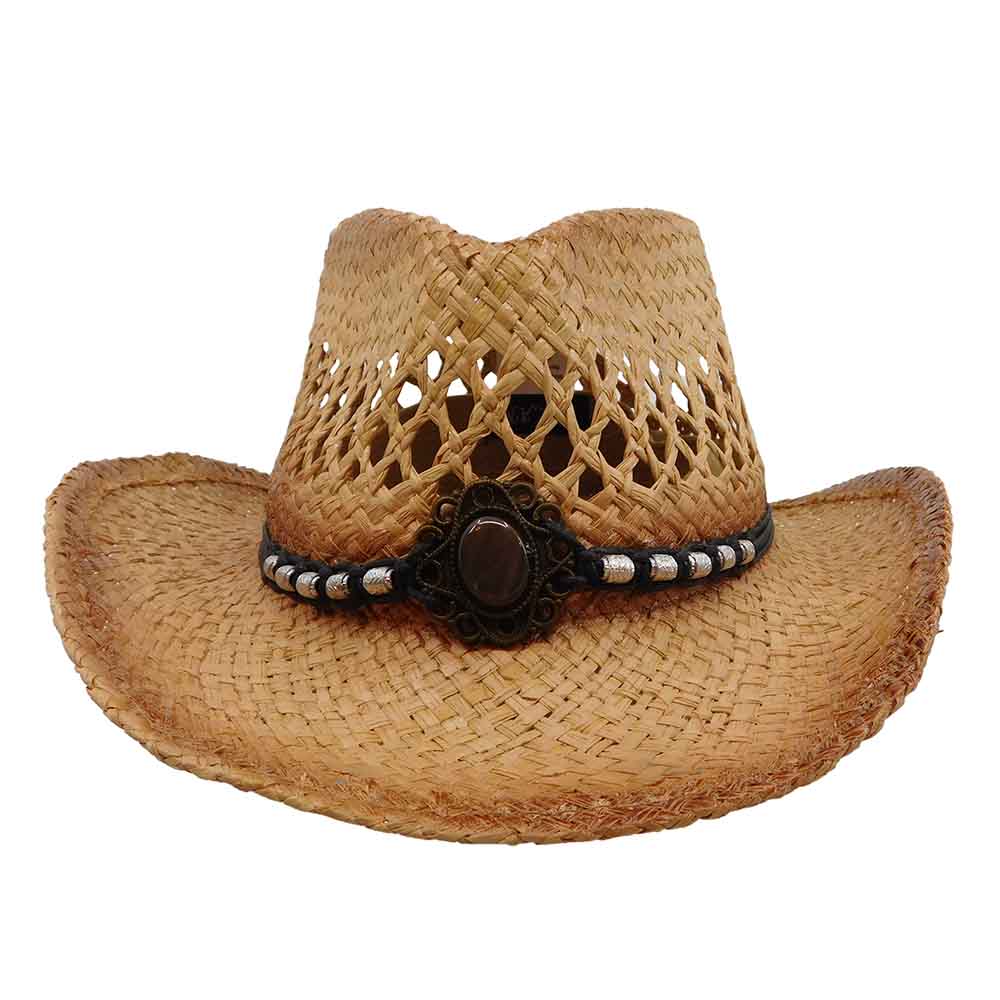 SmallSizeStrawCowboyHatwithConcho-MilaniHatsfront.jpg