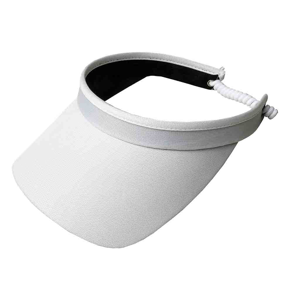 SolidColorGolfSunVisorwithCoilLacewhite-GloveIt_GolfHats.jpg