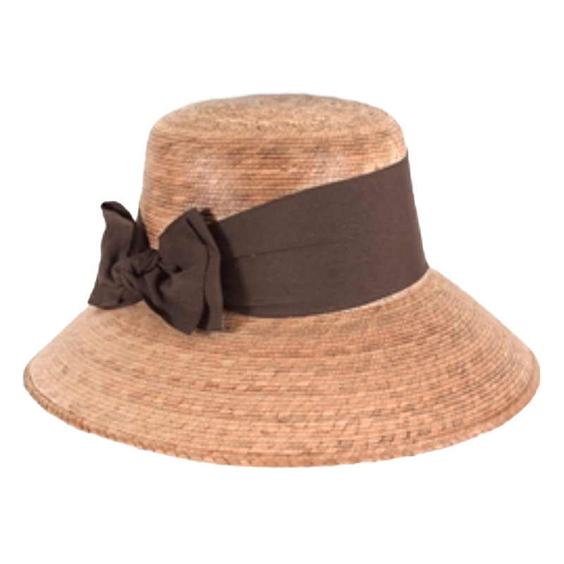 SomersetBurntPalmLeafSunHatwithBrownBow-TulaHats.jpg
