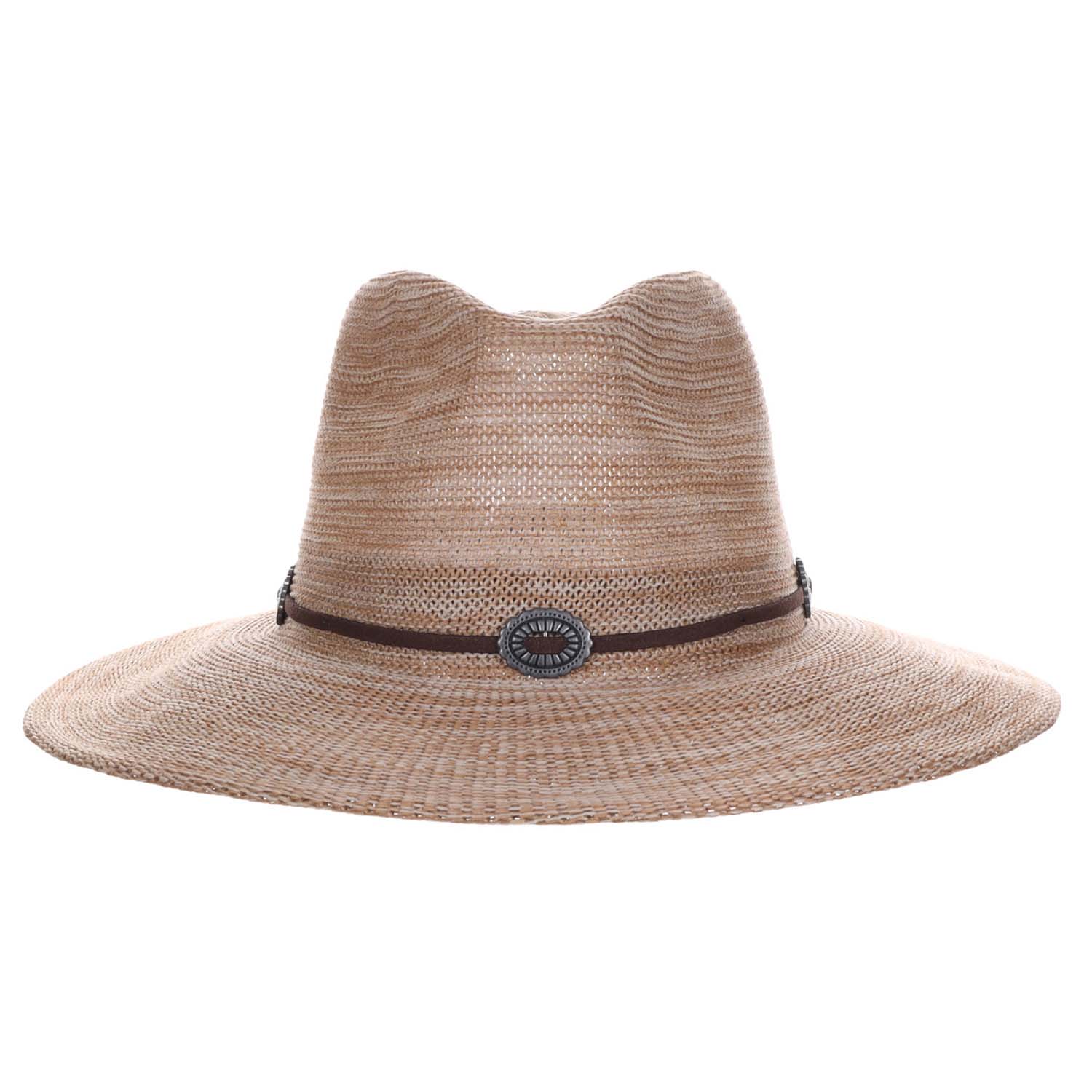 SpaceDyedKnitSafariHatwithConchos-ScalaProntocamelfront.jpg