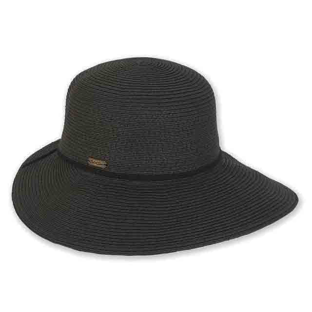 StrawSunHatwithLeatheretteTie-Sun_N_SandHatsHH2384black.jpg