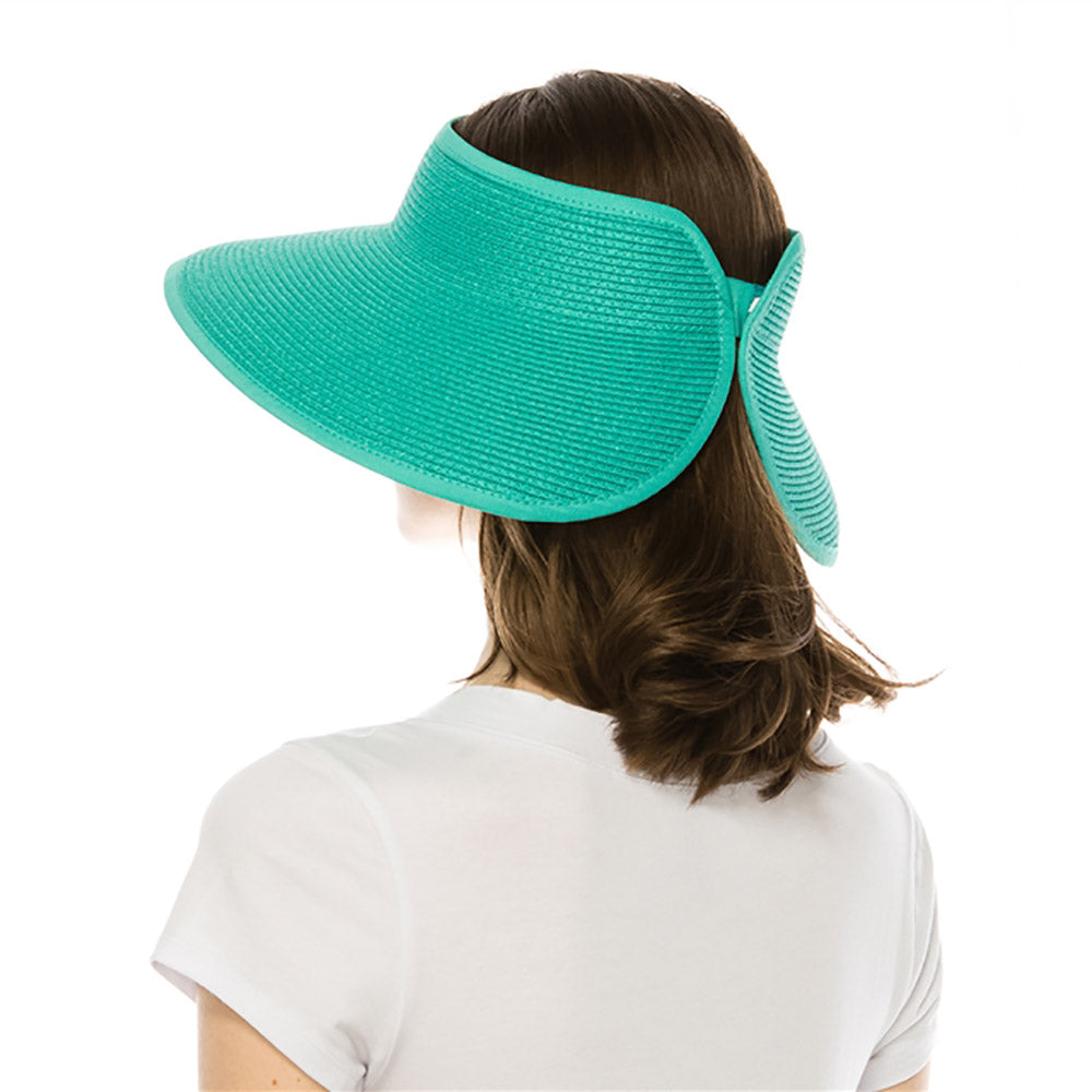 StrawWrapAroundSunVisorHatinBrightColors-BoardwalkStyleda148model.jpg