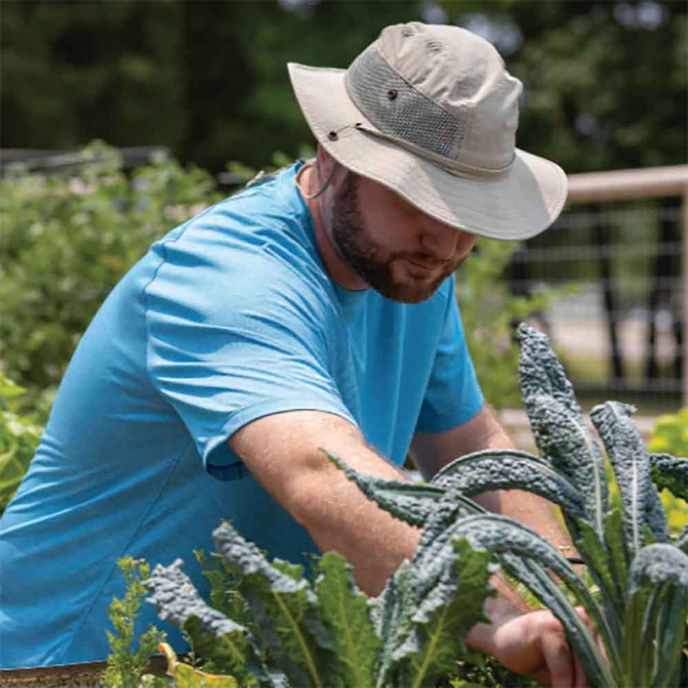 SupplexTrailHatwithMeshSide-DPCOutdoorHatsmenwearinghatgardening.jpg