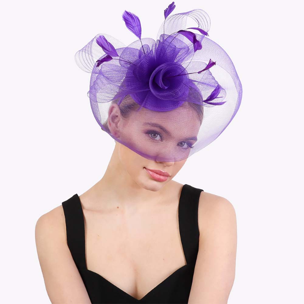 TripleLilyVeilFascinator-SomethingSpecialpurple.jpg