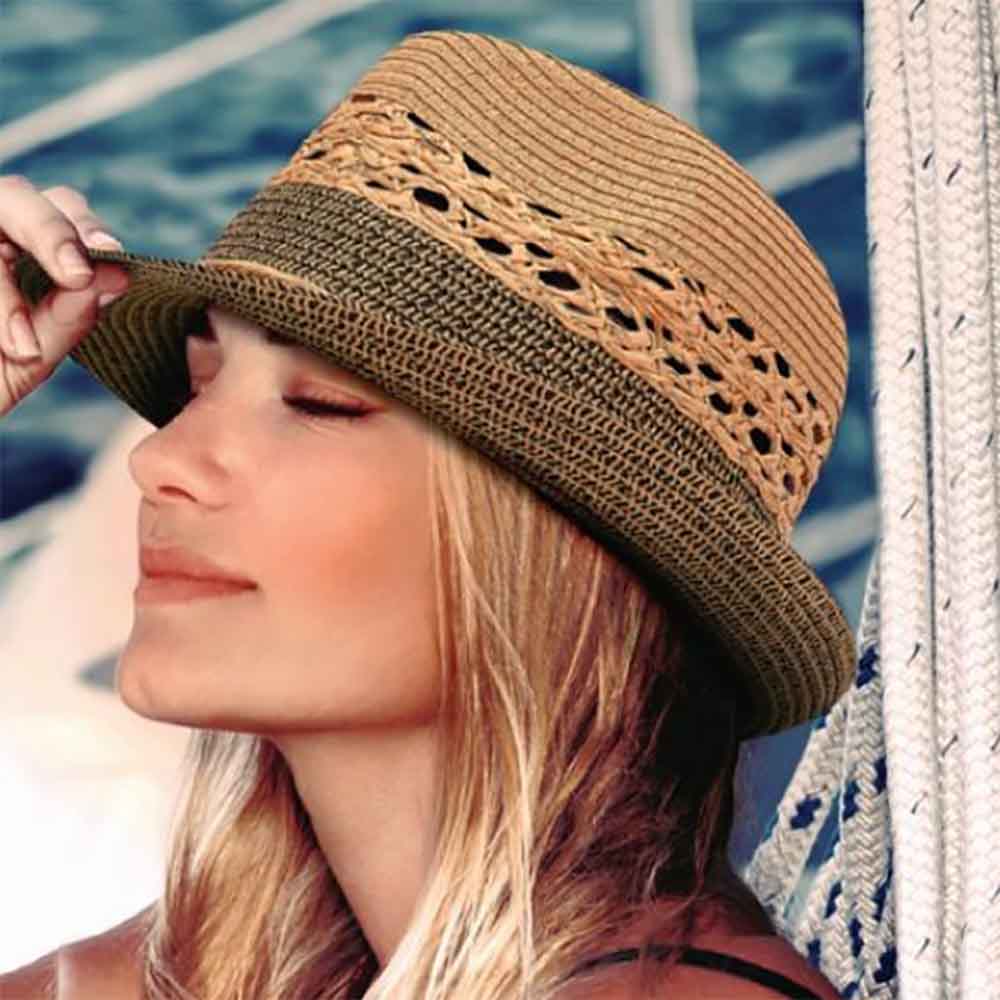 VentedCrownStrawFedorawithRaffiaTie-Sun_N_SandHatsmodel.jpg
