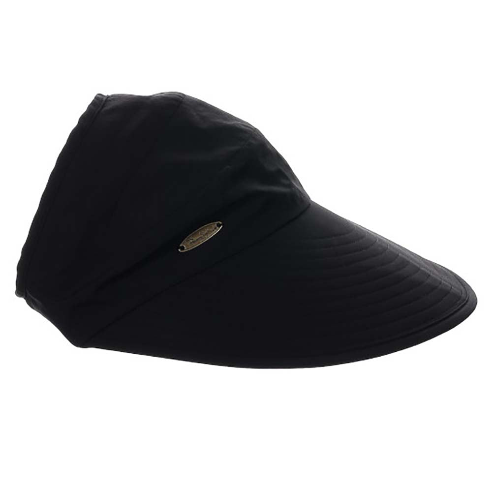 WideBillCapwithOpenCrownforPonytail-CappelliStraworldHatsblackside.jpg