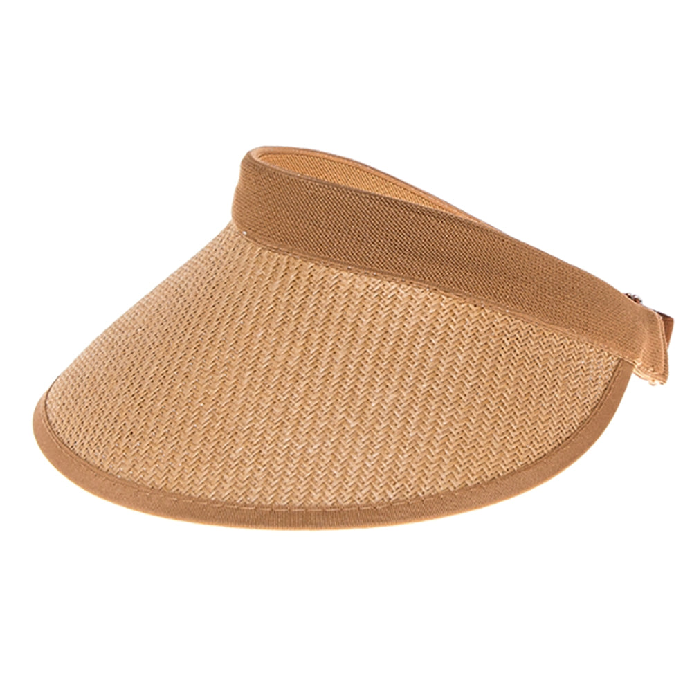 WideBrimSunVisorwithElasticizedStrapClosure-BoardwalkStyletoastcolorsunvisor.jpg