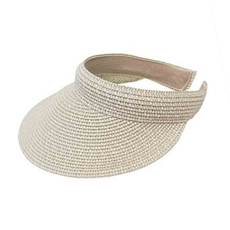comfort_straw_clip_on_sun_visor_for_women_upf50_multitone_heathered_straw_braid_ivory_tweed.jpg