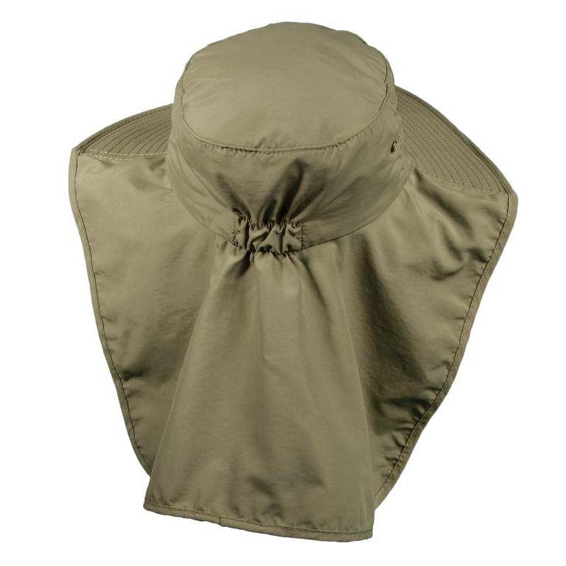 mc117_supplex_sun_hat_with_neck_cover_flap_fossil_men_dpc_hat_back.jpg