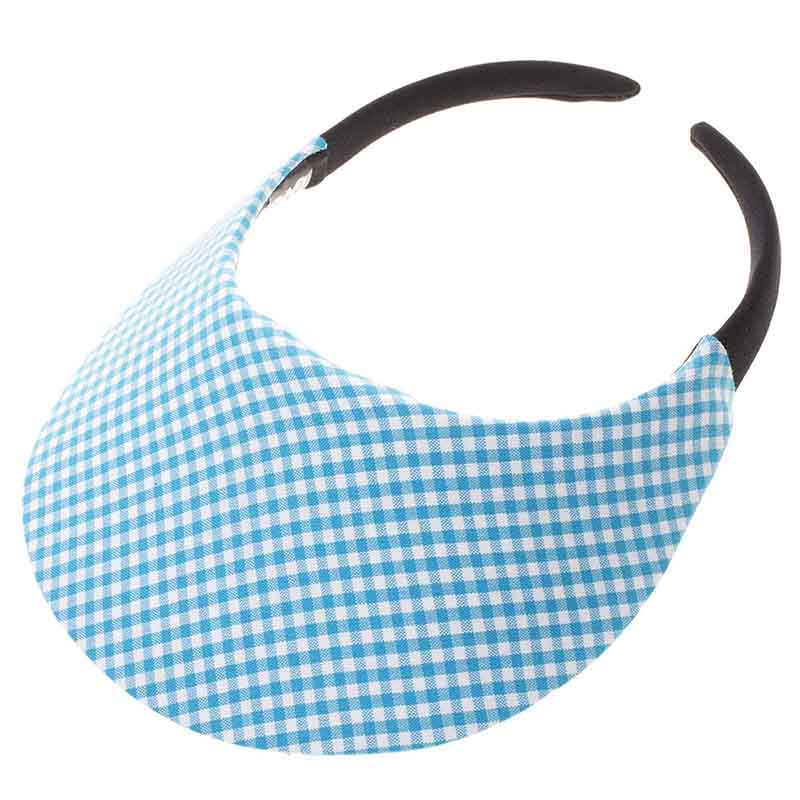 no_headache_midsize_clip_on_sun_visor_gingham_print_blue.jpg