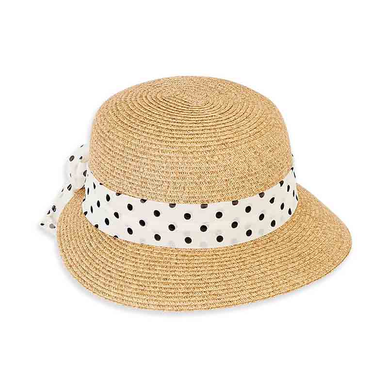 petite_asymmetrical_brim_sun_hat_polka_dot_sash_small_size_women_s_straw_hat_sunny_dayz_black.jpg