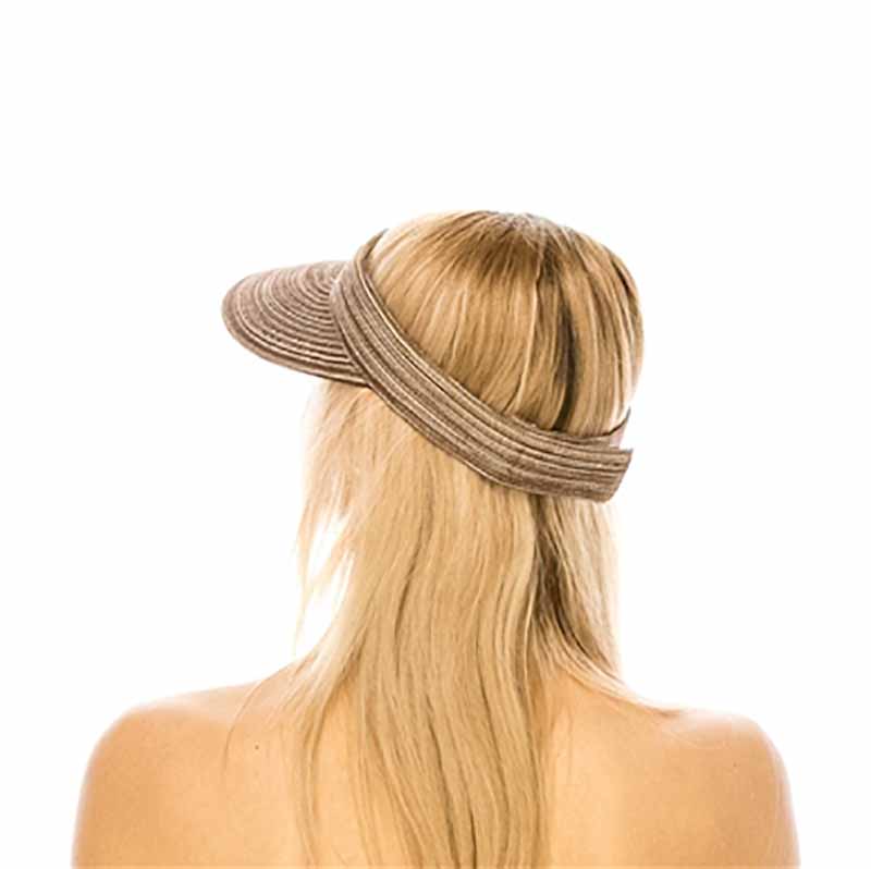 polybraid_women_sun_visor_brown_velcro_closure_boardwalk_style_model_back.jpg