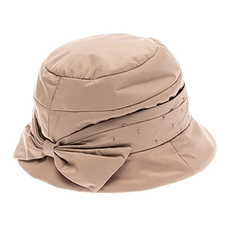 quilted_rain_hat_with_fleece_lining_with_bead_accent_burgundy_by_DNMC_tan.jpg